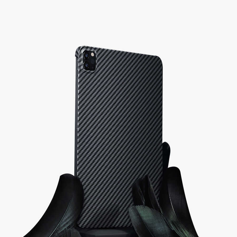 iPad Pro 11 2020 (2.Nesil) Kılıf Benks Essential Kevlar Karbon Fiber Kılıf