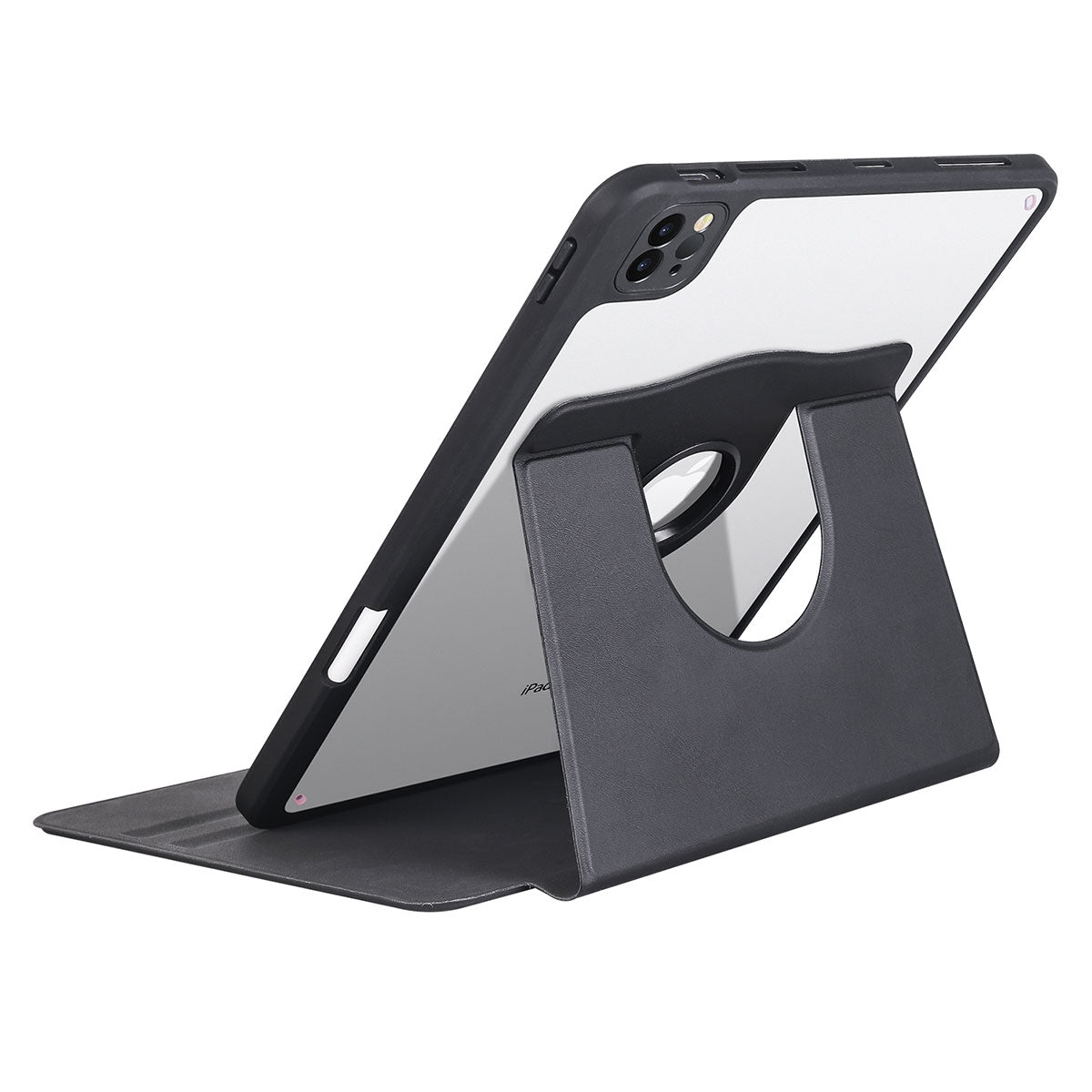 iPad Pro 11 2020 (2.Nesil) Kılıf Zore Termik Kalem Bölmeli Dönebilen Standlı Kılıf