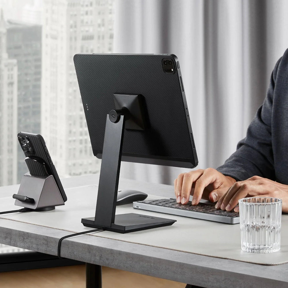 iPad Pro 11 2021 (3.Nesil) Kılıf Aramid Fiber Pitaka Ultra-Slim Classic Serisi Tablet Kılıf