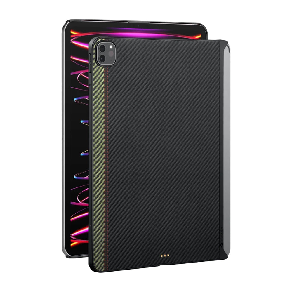 iPad Pro 11 2021 (3.Nesil) Kılıf Aramid Fiber Pitaka Ultra-Slim Classic Serisi Tablet Kılıf