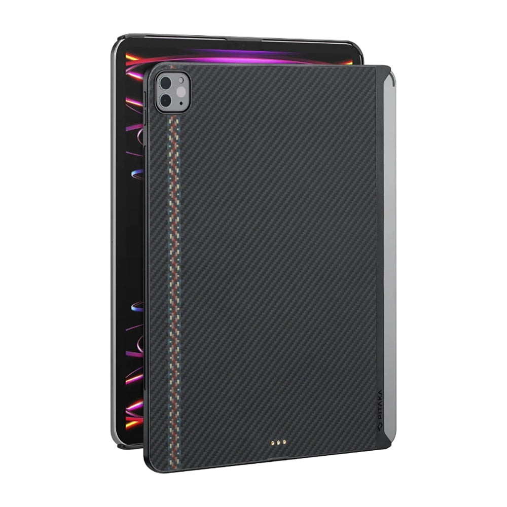 iPad Pro 11 2021 (3.Nesil) Kılıf Aramid Fiber Pitaka Ultra-Slim Classic Serisi Tablet Kılıf