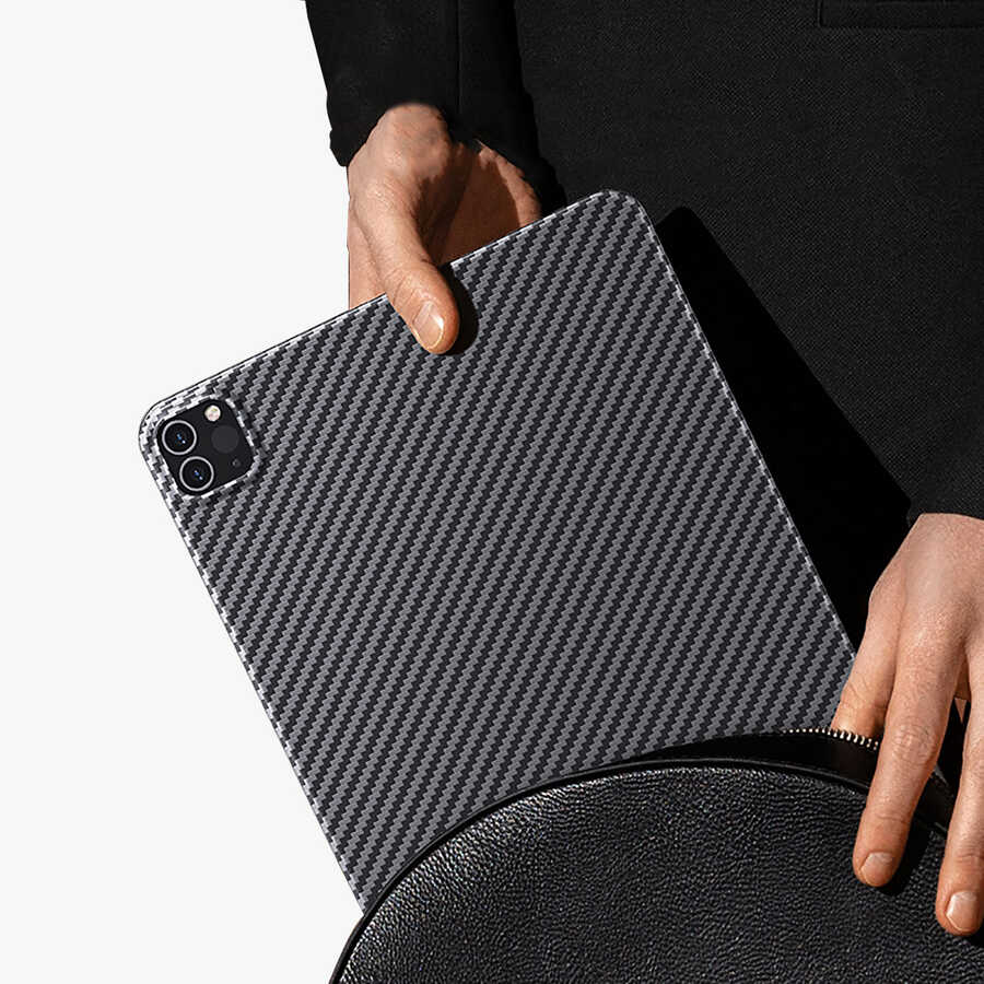 iPad Pro 11 2021 (3.Nesil) Kılıf Benks Essential Kevlar Karbon Fiber Kılıf