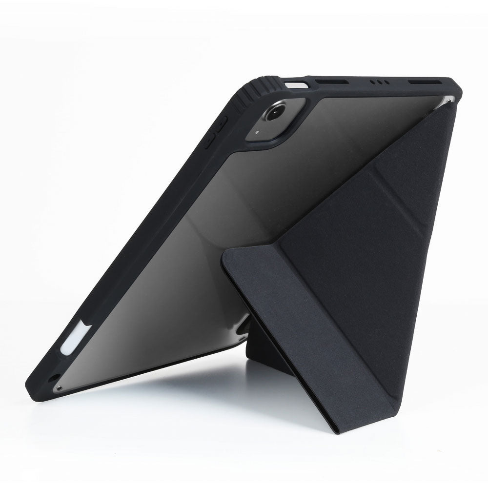 iPad Pro 11 2021 (3.Nesil) Kılıf SkinArma 360 Tam Koruma Airbagli Arkası Şeffaf Standlı Shingoki Kılıf