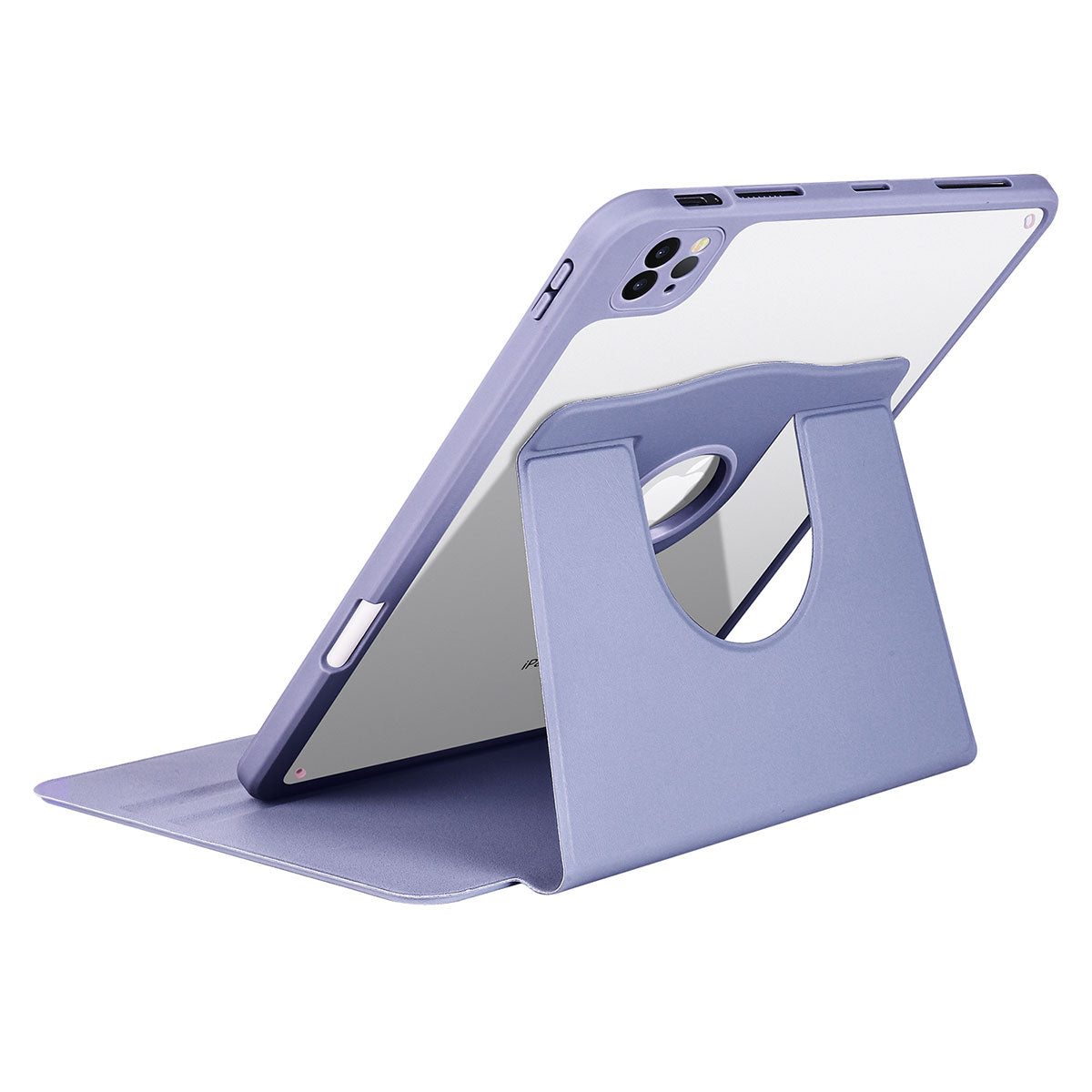 iPad Pro 11 2021 (3.Nesil) Kılıf Zore Termik Kalem Bölmeli Dönebilen Standlı Kılıf