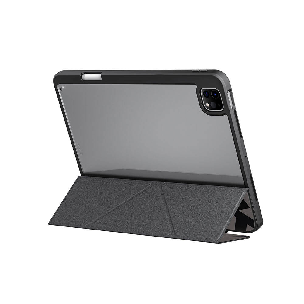 iPad Pro 11 2025 M5 Kılıf SkinArma Holografik Tasarımlı Arkası Şeffaf Çıkarılabilir Magnetik Kira Kobai Kılıf