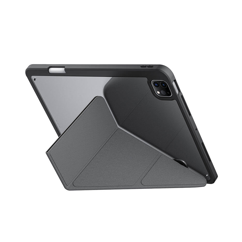 iPad Pro 11 2025 M5 Kılıf SkinArma Holografik Tasarımlı Arkası Şeffaf Çıkarılabilir Magnetik Kira Kobai Kılıf