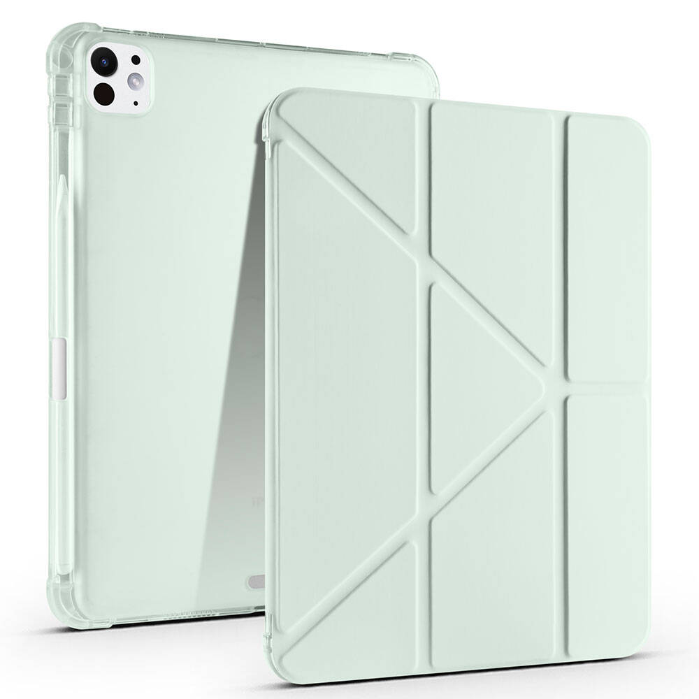 iPad Pro 11 2025 M5 Kılıf Zore Tri Folding Kalem Bölmeli Standlı Kılıf