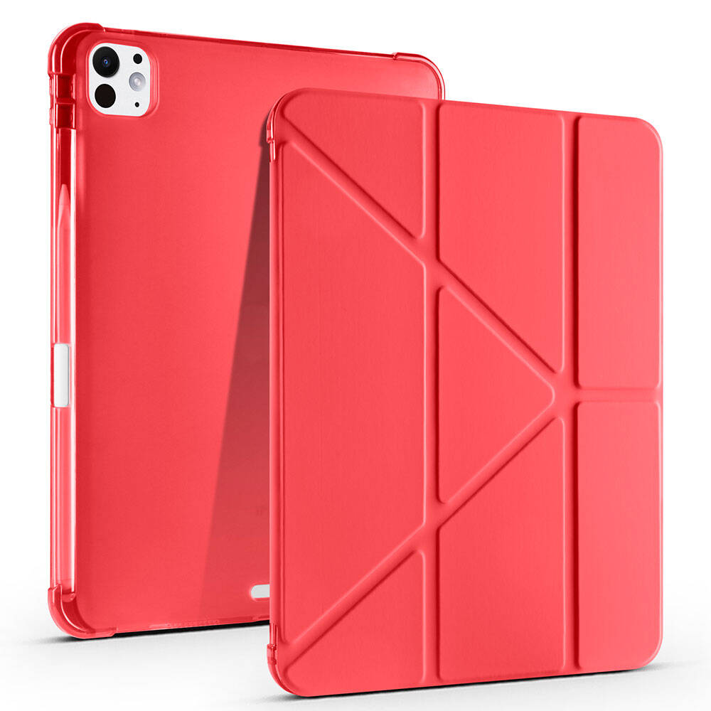 iPad Pro 11 2025 M5 Kılıf Zore Tri Folding Kalem Bölmeli Standlı Kılıf