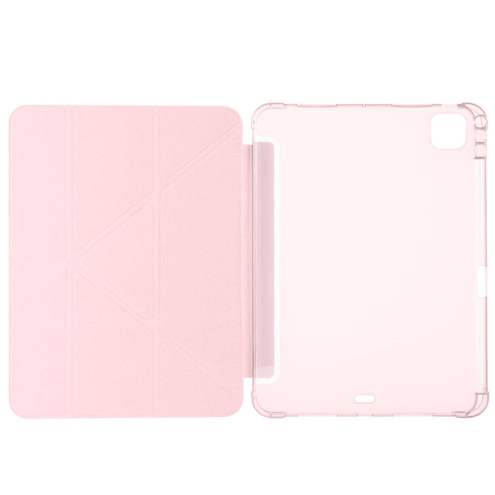 iPad Pro 11 2025 M5 Kılıf Zore Tri Folding Kalem Bölmeli Standlı Kılıf