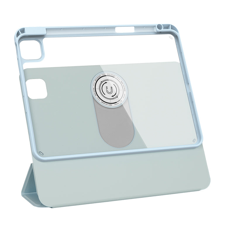 iPad Pro 11 2025 M5 Wiwu 360° Dönebilen Standlı Magnetik Koruyucu Tablet Kılıfı