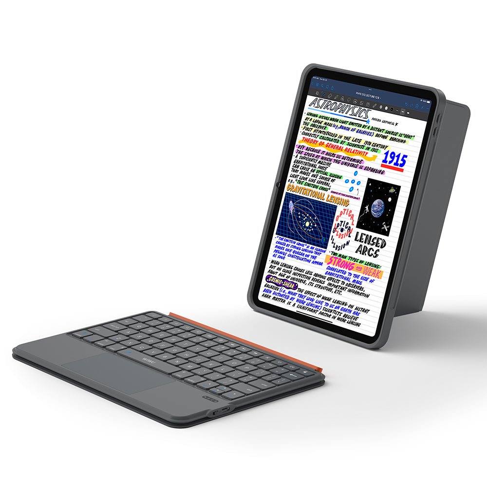 iPad Pro 11 2025 M5 Wiwu MK-005 Combo 3in1 Kalem Bölmeli Klavyeli Standlı Kılıf