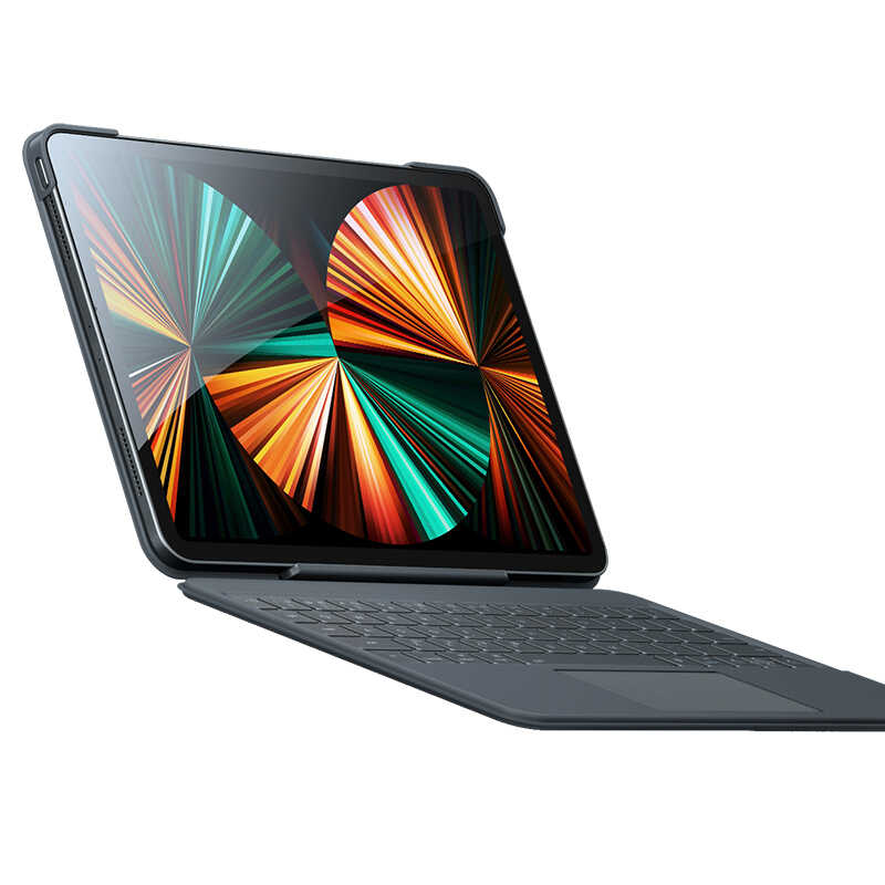 iPad Pro 12.9 2018 (3.Nesil) Benks KB02 Kablosuz Klavyeli Kılıf