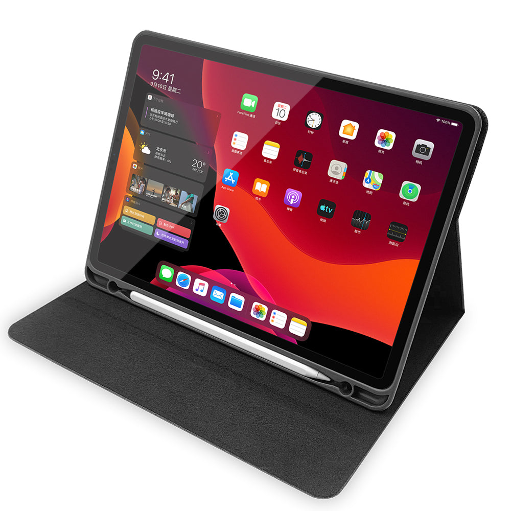 iPad Pro 12.9 2018 (3.Nesil) Raptic Smartstyle Kalem Bölmeli Standlı Kılıf