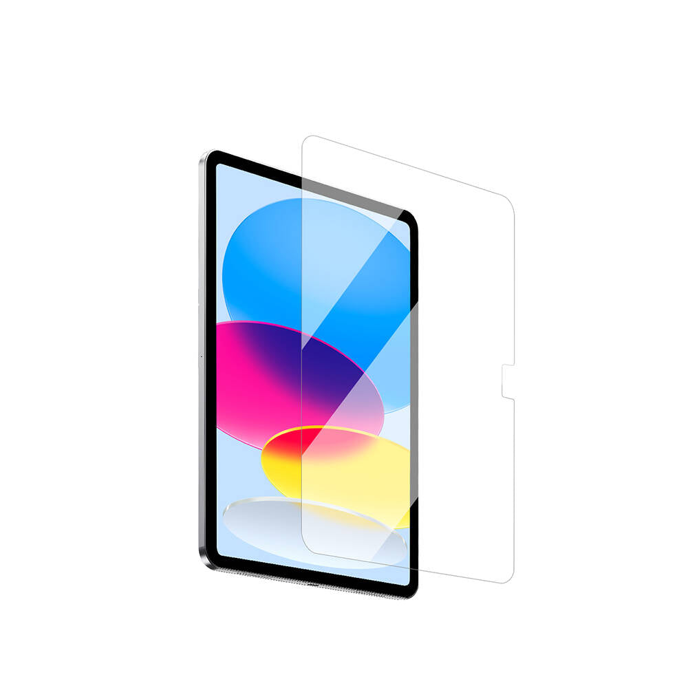 iPad Pro 12.9 2022 M2 Wiwu Wi-GQ002 iVista 5 Katmanlı Temperli Cam Ekran Koruyucu + Kolay Uygulama Aparatı
