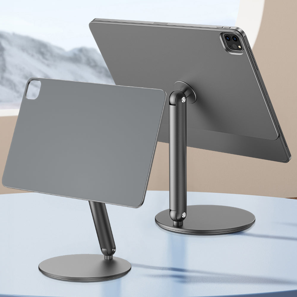 iPad Pro 12.9 2022 M2 Wiwu ZM-310 360 Derece Dönebilen Magnetik Başlıklı Tablet Standı