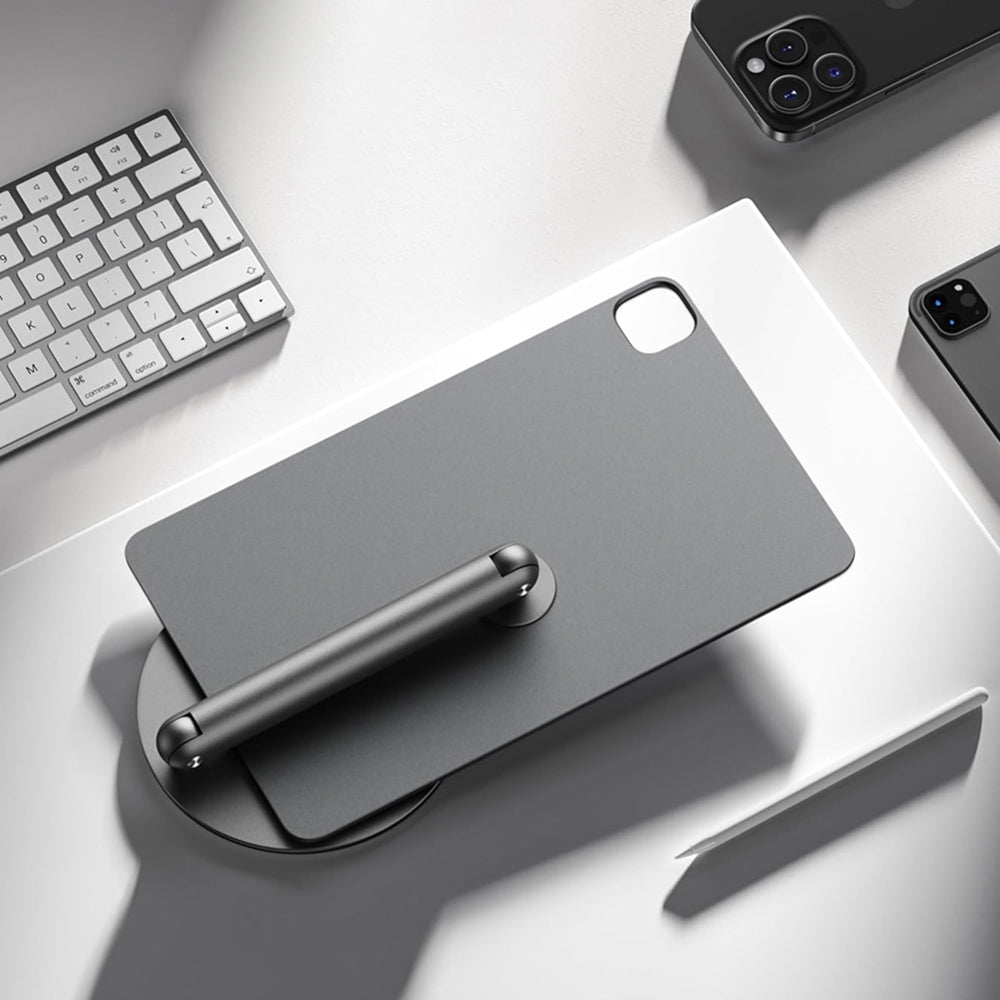 iPad Pro 12.9 2022 M2 Wiwu ZM-310 360 Derece Dönebilen Magnetik Başlıklı Tablet Standı