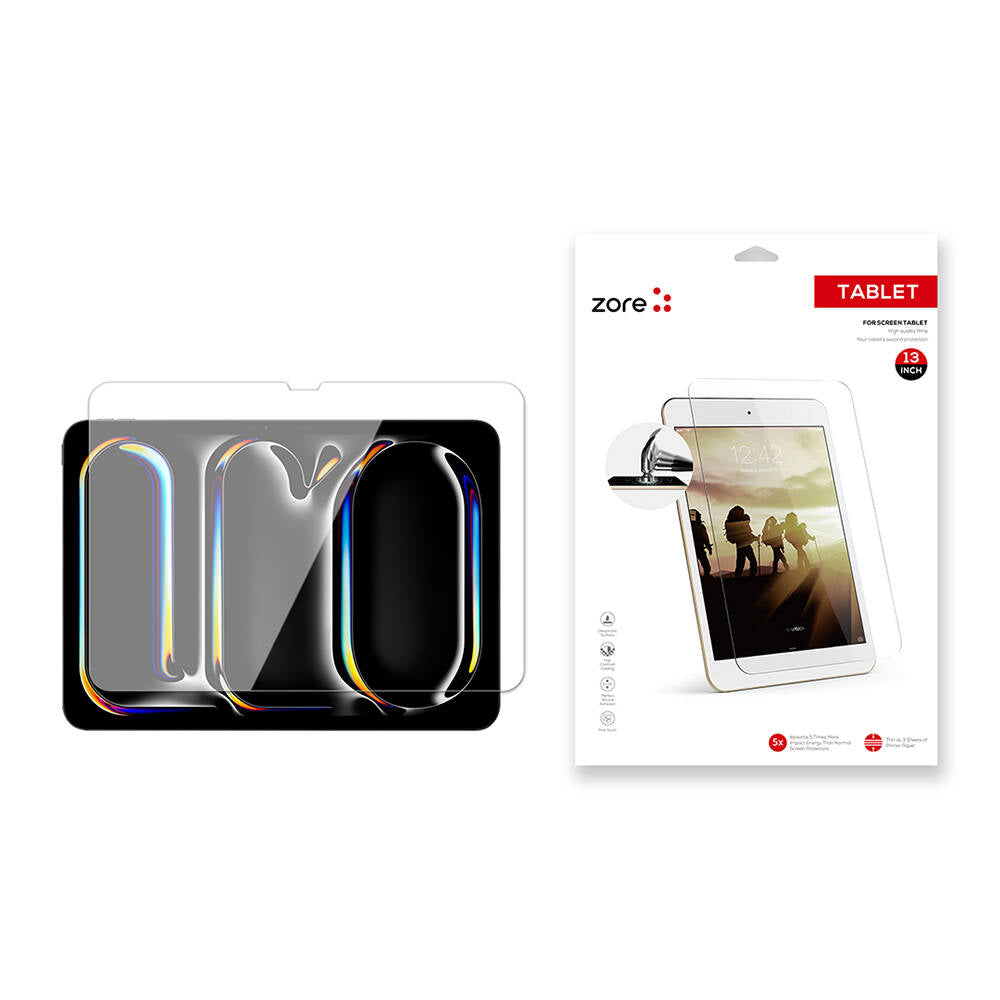 iPad Pro 13 2024 Zore Tablet Blue Nano Ekran Koruyucu