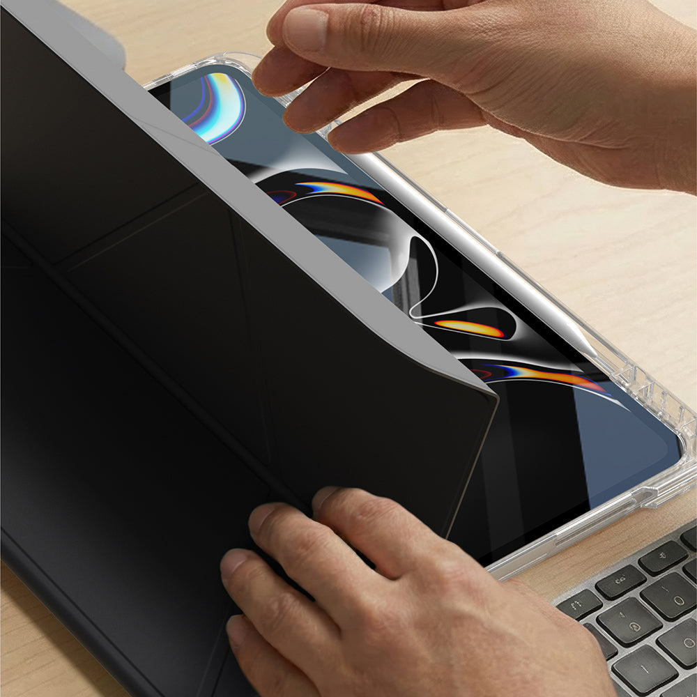 iPad Pro 13 2025 M5 Amazingthing Minimal Serisi Katlanabilir Standlı Kılıf