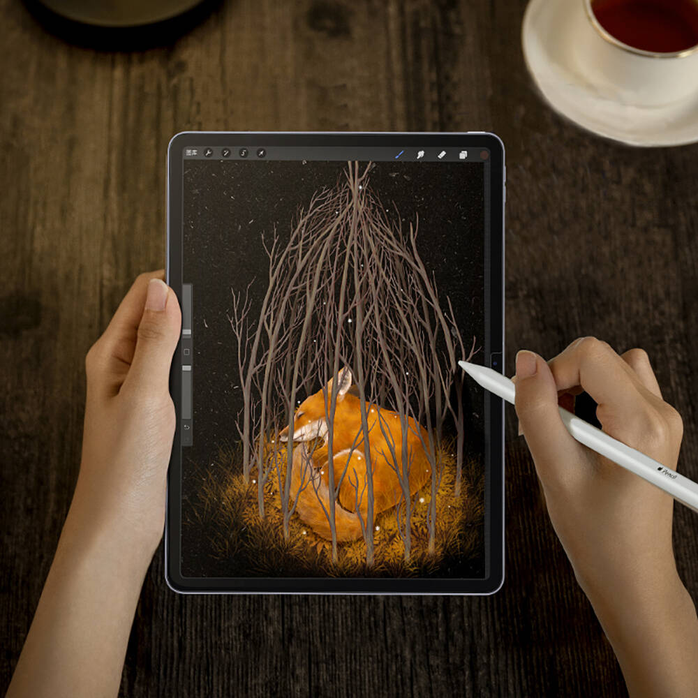 iPad Pro 13 2025 M5 Kağıt Hisli Benks Mat Paper-Like Ekran Koruyucu