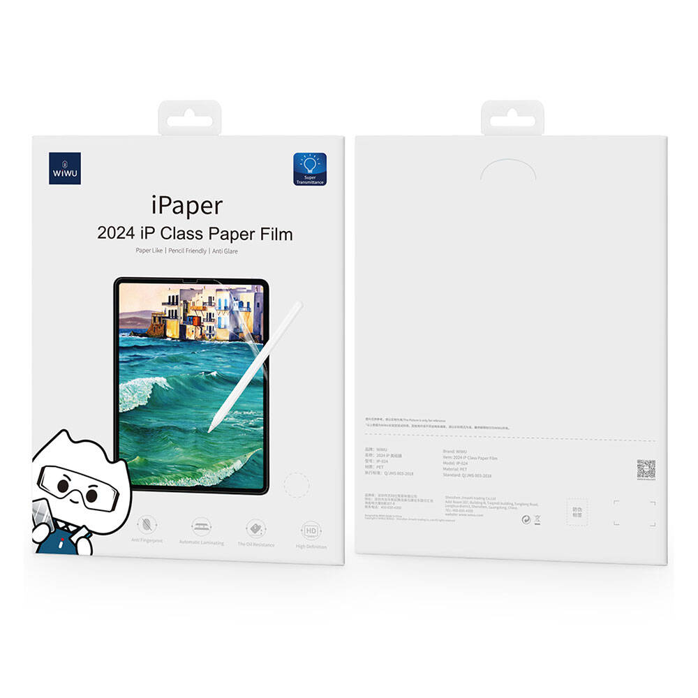 iPad Pro 13 2025 M5 Kağıt Hisli Wiwu iPaper Like Tablet Ekran Koruyucu