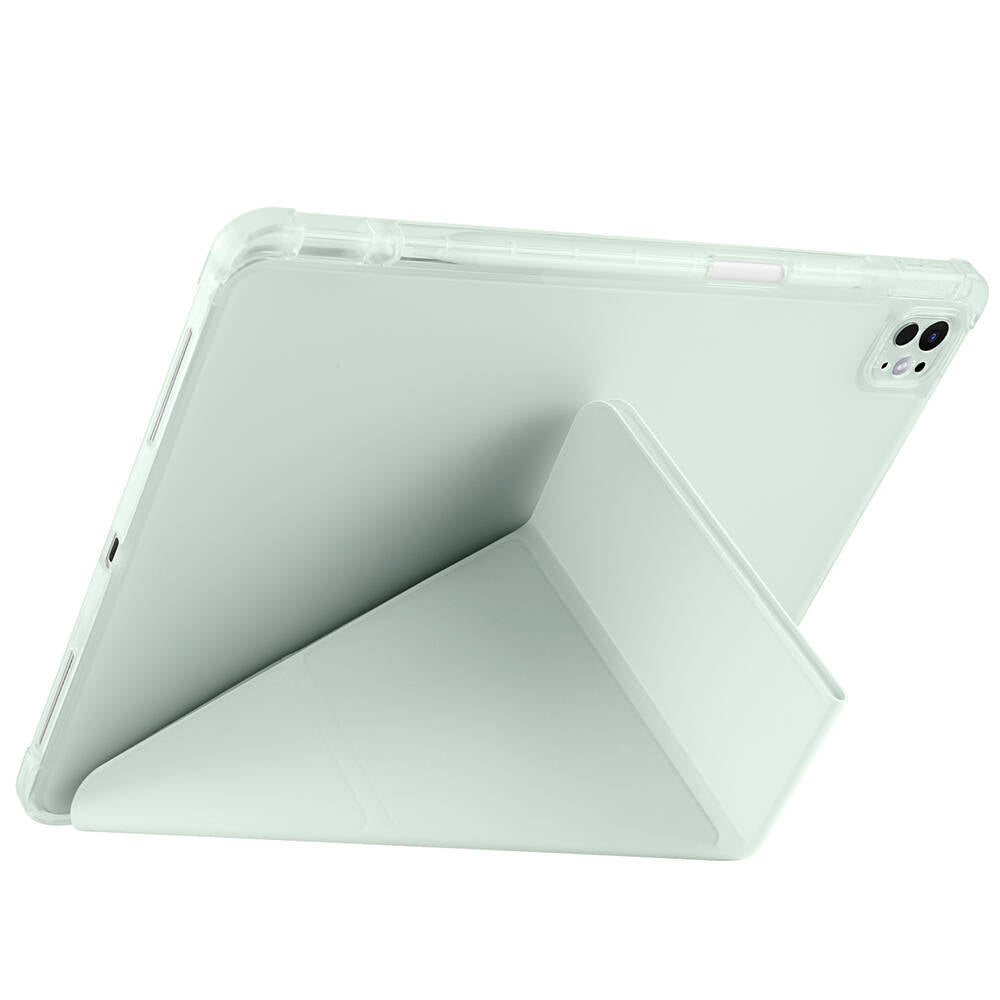 iPad Pro 13 2025 M5 Kılıf Zore Tri Folding Kalem Bölmeli Standlı Kılıf