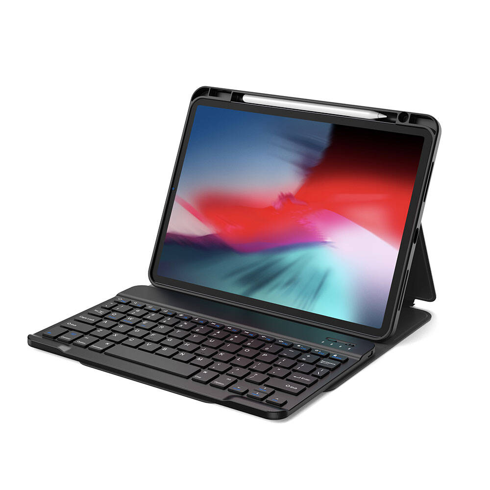 iPad Pro 13 2025 M5 Wiwu Protective Gizli Kalem Bölmeli Klavyeli Kılıf