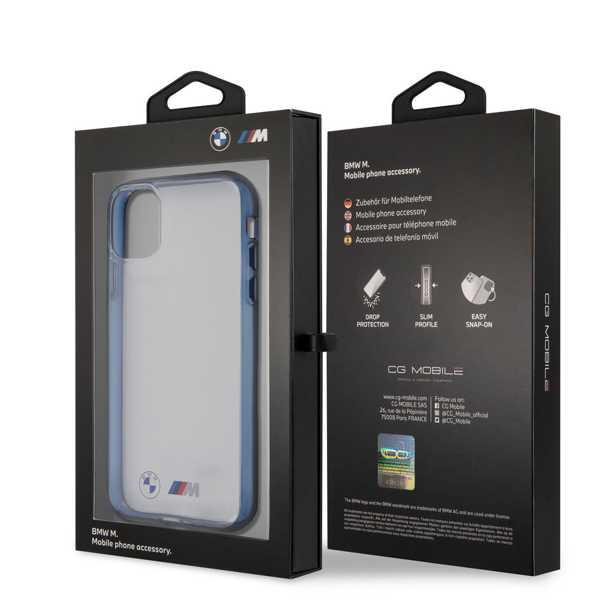 iPhone 11 Kılıf BMW Buzlu Transparan Dizayn Kılıf