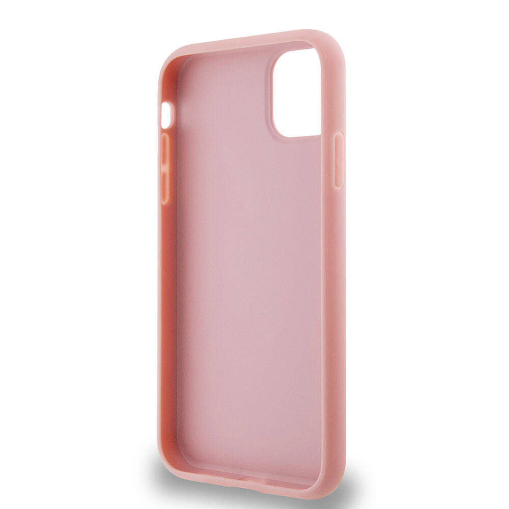 iPhone 11 Kılıf Guess Orijinal Lisanslı 4G Büyük Metal Logolu Glitter Kılıf