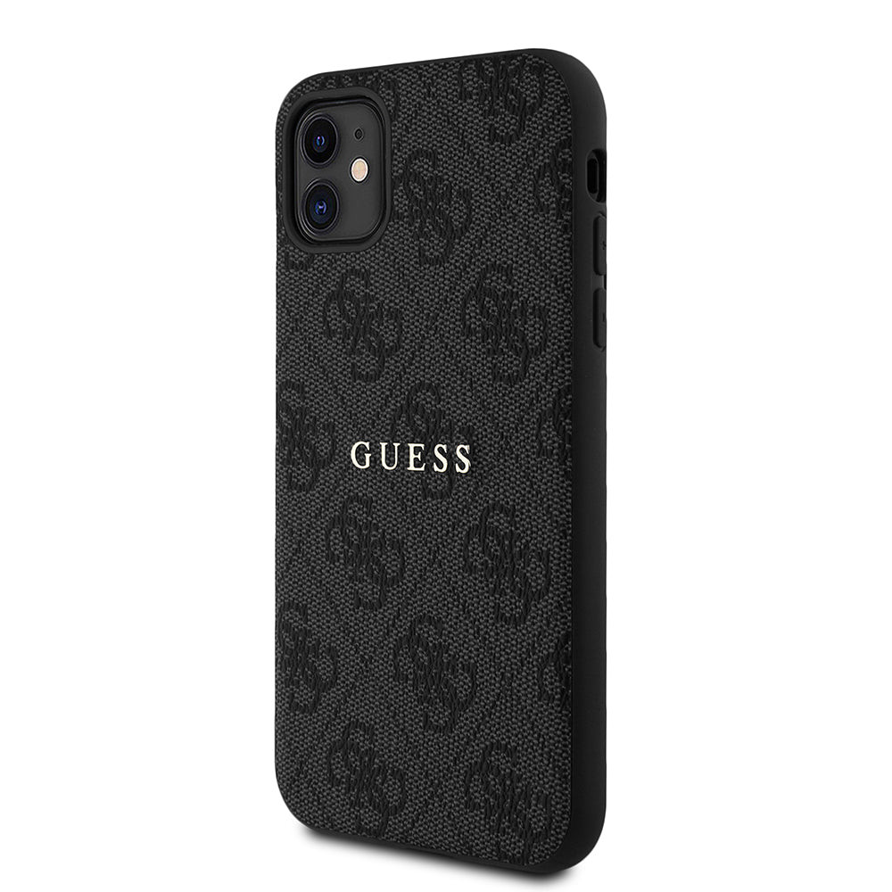 iPhone 11 Kılıf Guess Orijinal Lisanslı 4G Desen Yazı Logolu Kılıf