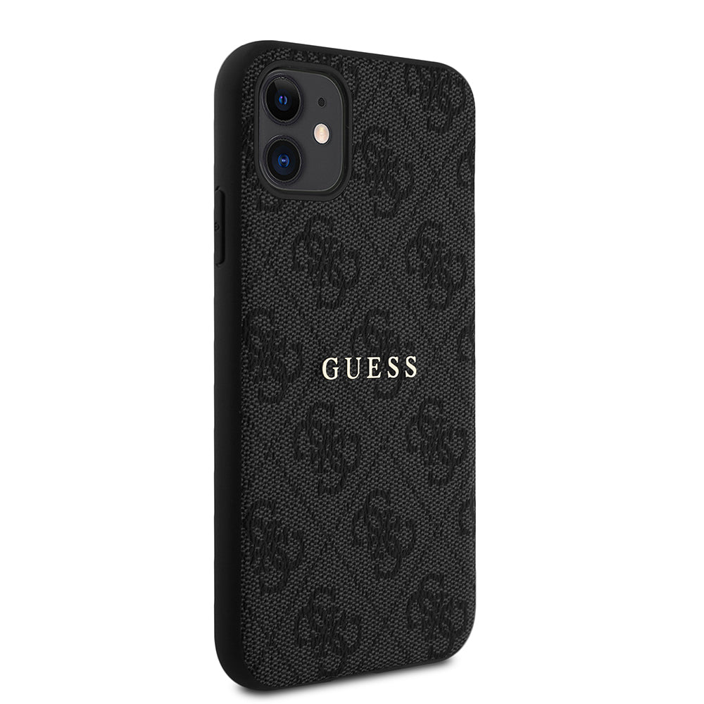 iPhone 11 Kılıf Guess Orijinal Lisanslı 4G Desen Yazı Logolu Kılıf