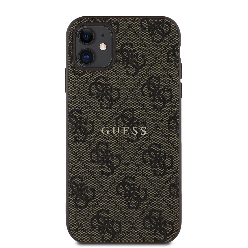 iPhone 11 Kılıf Guess Orijinal Lisanslı 4G Desen Yazı Logolu Kılıf