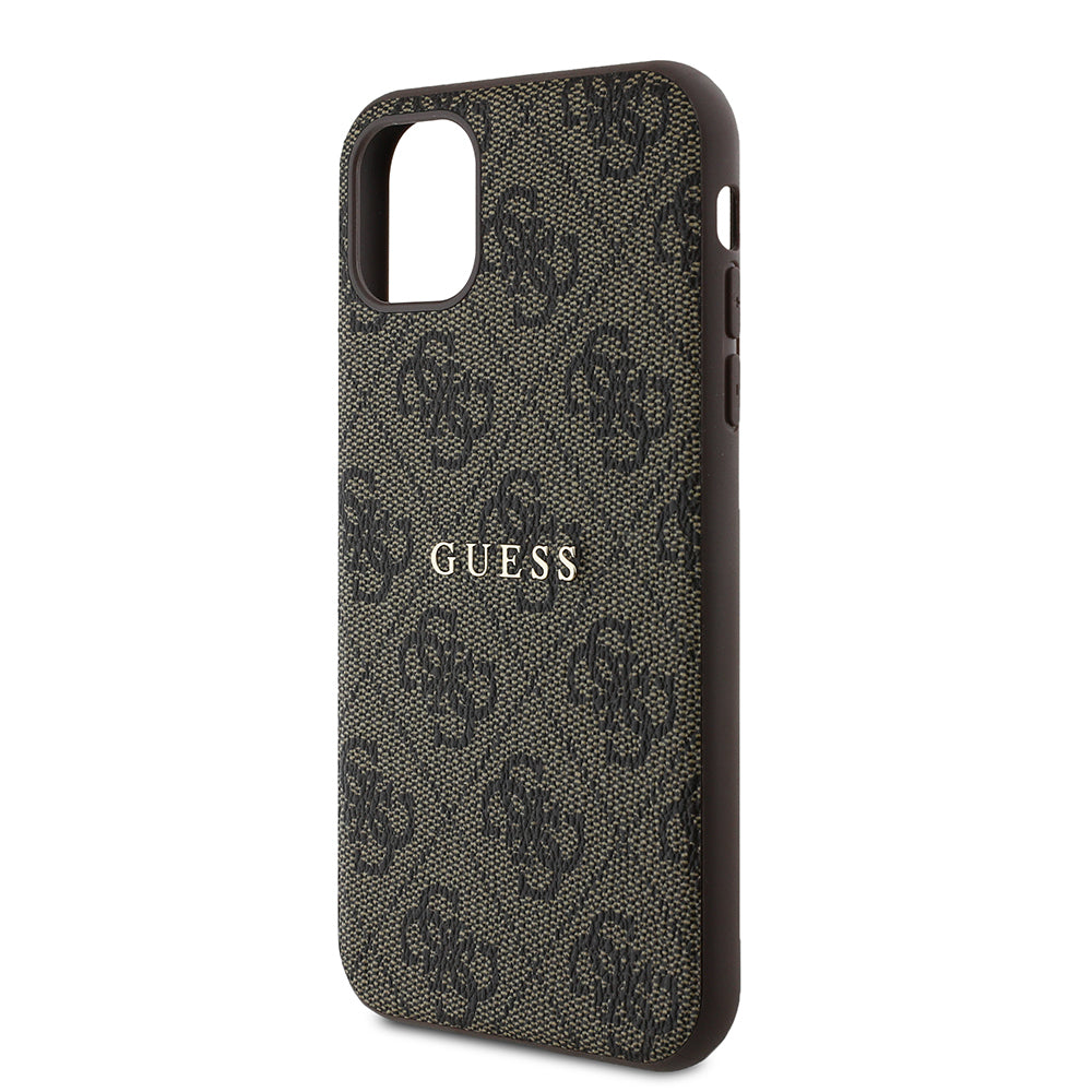 iPhone 11 Kılıf Guess Orijinal Lisanslı 4G Desen Yazı Logolu Kılıf