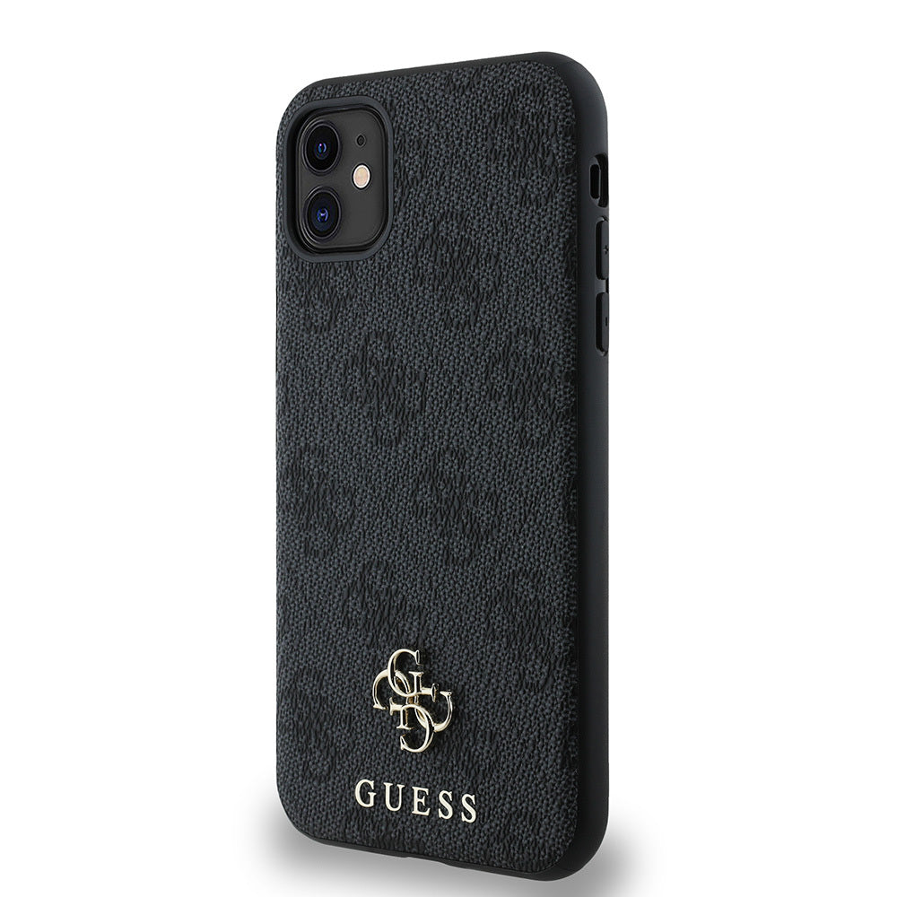 iPhone 11 Kılıf Guess Orijinal Lisanslı M-safe Şarj Özellikli Small 4G Classic Kılıf
