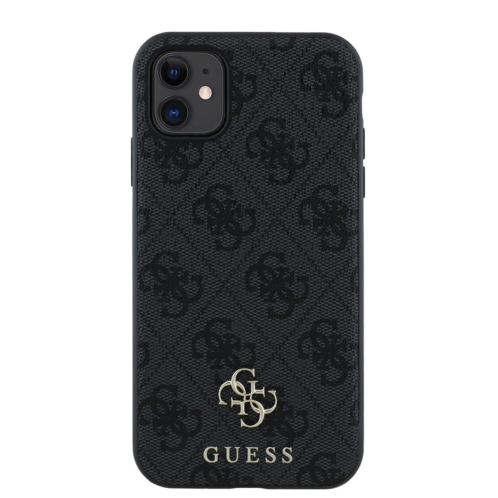 iPhone 11 Kılıf Guess Orijinal Lisanslı M-safe Şarj Özellikli Small 4G Classic Kılıf