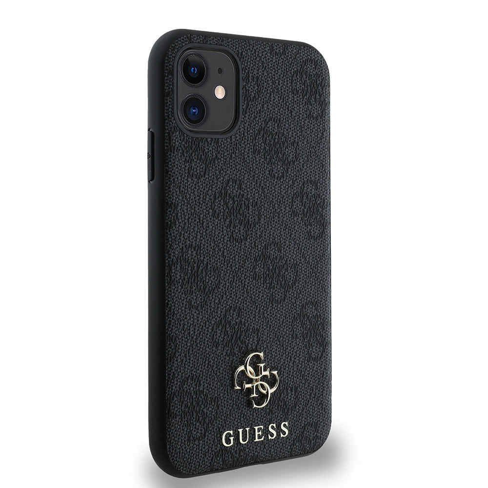 iPhone 11 Kılıf Guess Orijinal Lisanslı M-safe Şarj Özellikli Small 4G Classic Kılıf