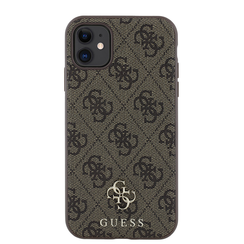 iPhone 11 Kılıf Guess Orijinal Lisanslı M-safe Şarj Özellikli Small 4G Classic Kılıf