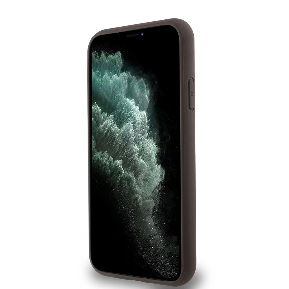 iPhone 11 Kılıf Guess Orijinal Lisanslı M-safe Şarj Özellikli Small 4G Classic Kılıf