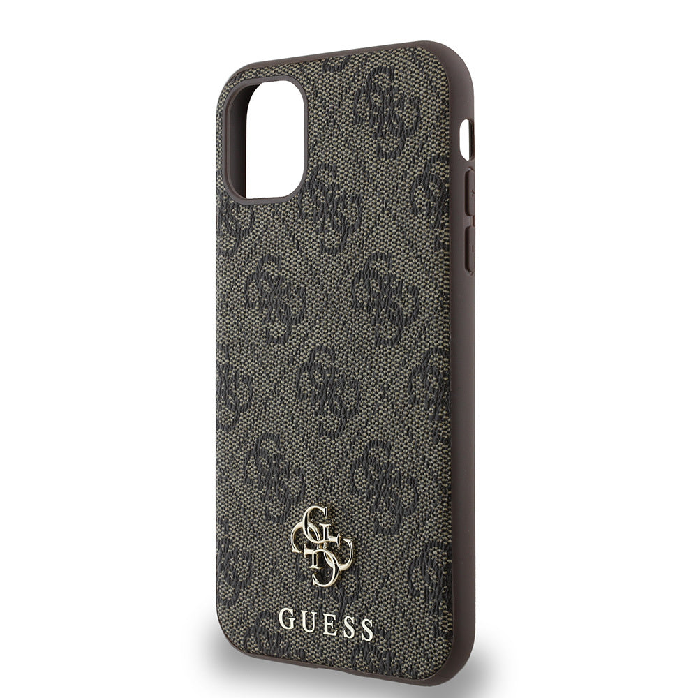 iPhone 11 Kılıf Guess Orijinal Lisanslı M-safe Şarj Özellikli Small 4G Classic Kılıf