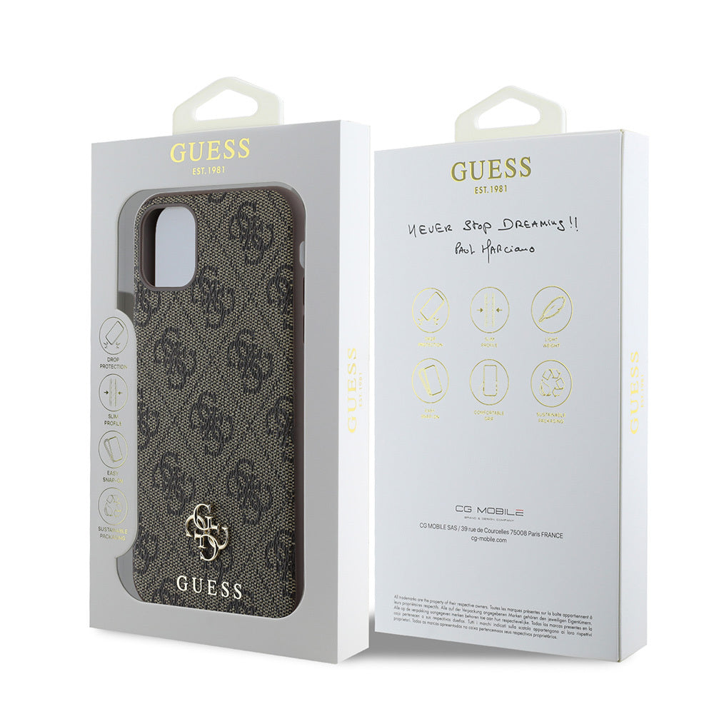 iPhone 11 Kılıf Guess Orijinal Lisanslı M-safe Şarj Özellikli Small 4G Classic Kılıf