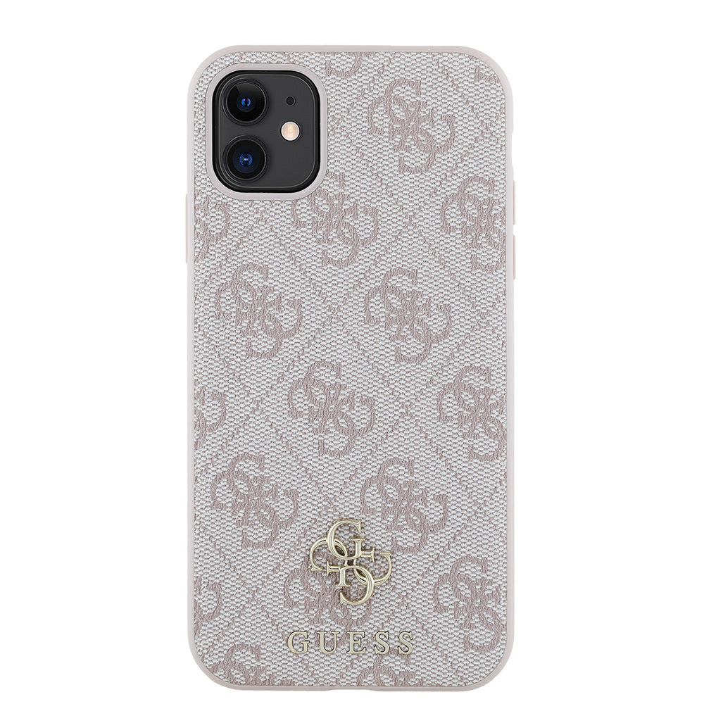 iPhone 11 Kılıf Guess Orijinal Lisanslı M-safe Şarj Özellikli Small 4G Classic Kılıf