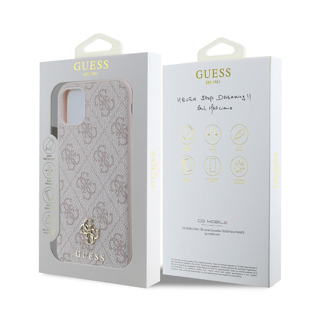 iPhone 11 Kılıf Guess Orijinal Lisanslı M-safe Şarj Özellikli Small 4G Classic Kılıf