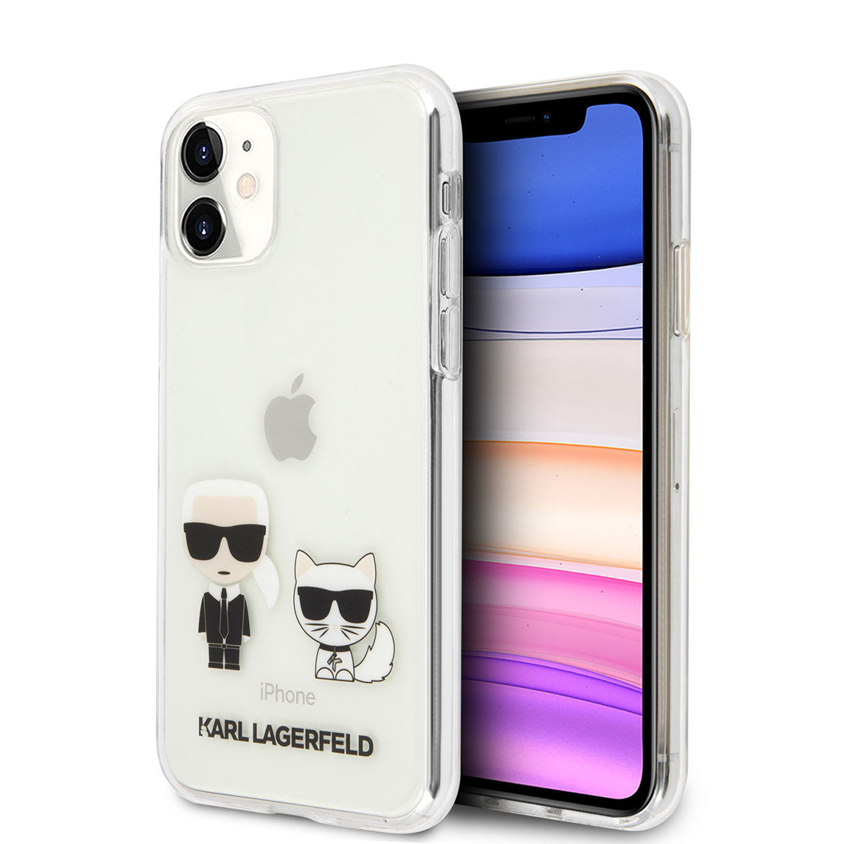 iPhone 11 Kılıf Karl Lagerfeld Sert TPU K&C Dizayn Kılıf