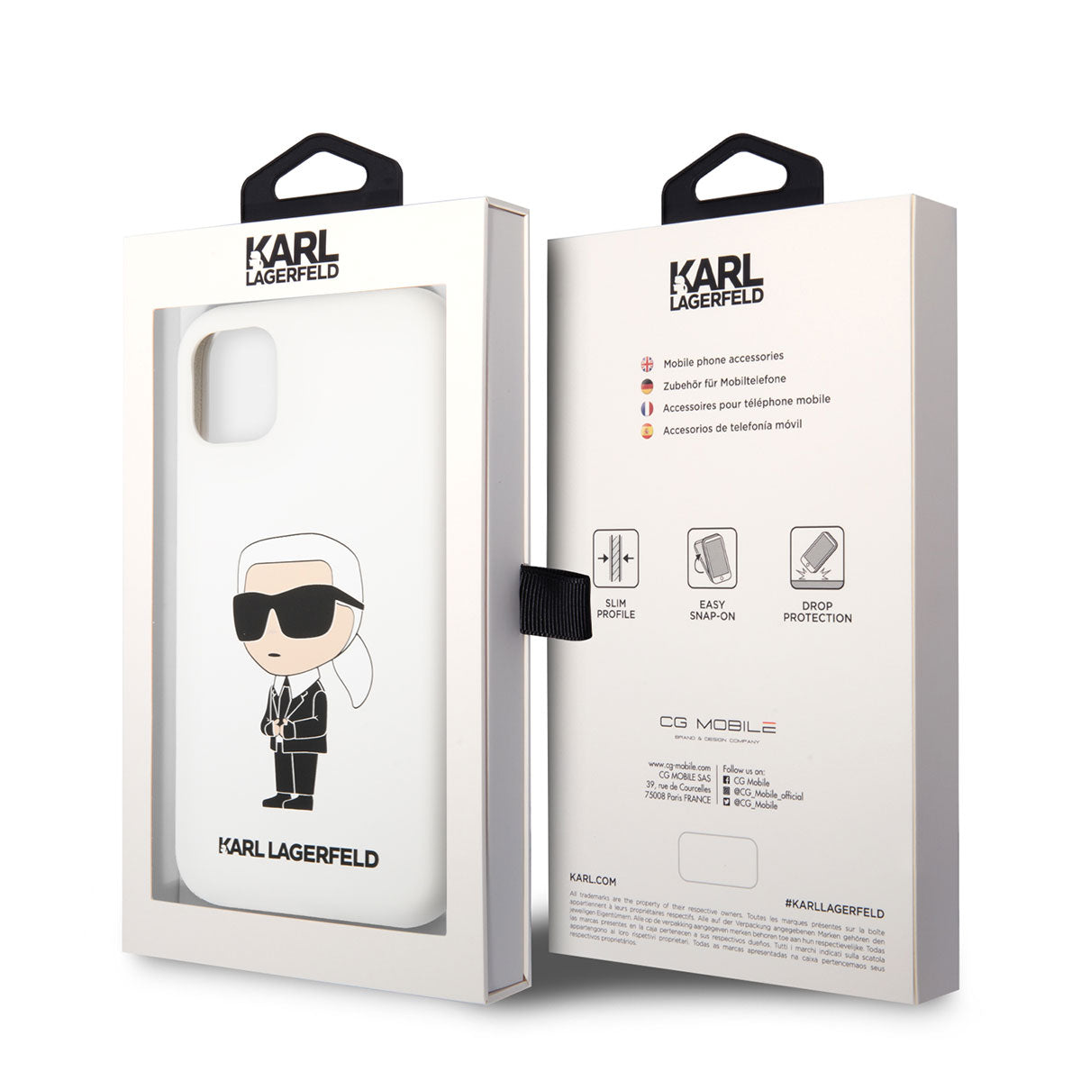 iPhone 11 Kılıf Karl Lagerfeld Silikon Karl Dizayn Kılıf