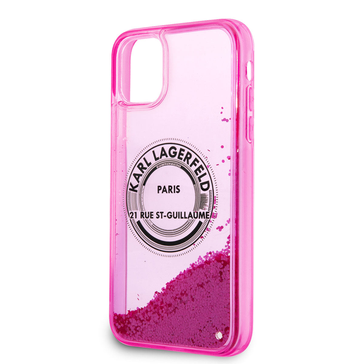 iPhone 11 Kılıf Karl Lagerfeld Sıvılı Simli RSG Dizayn Kılıf