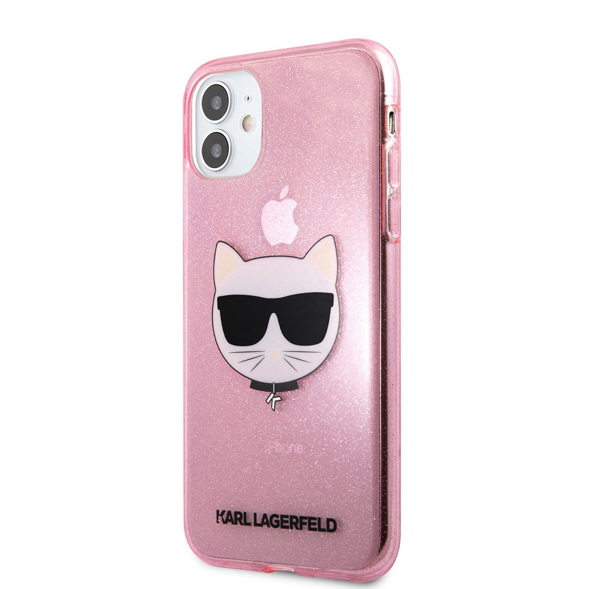 iPhone 11 Kılıf Karl Lagerfeld Transparan Choupette Head Dizayn Kılıf