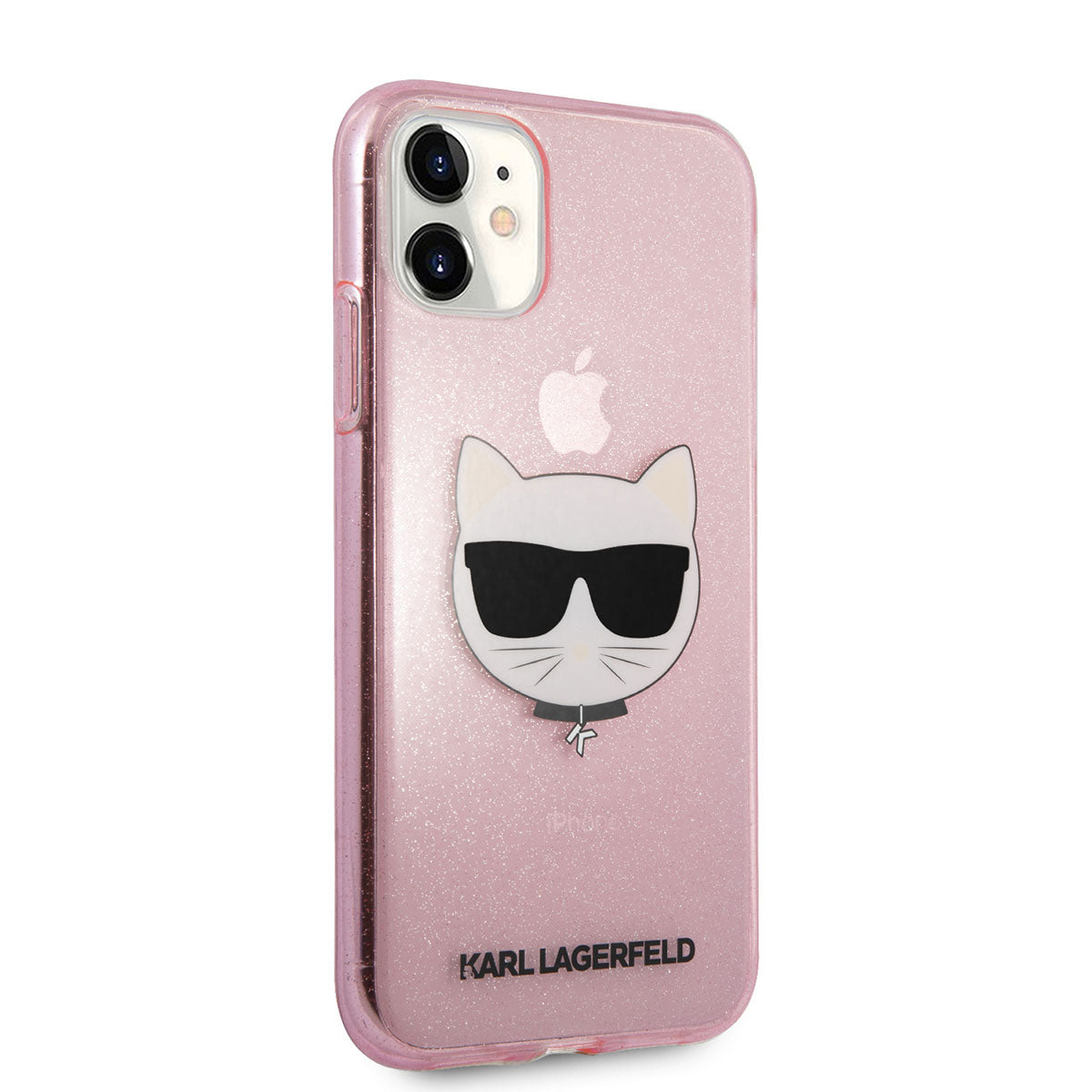 iPhone 11 Kılıf Karl Lagerfeld Transparan Choupette Head Dizayn Kılıf