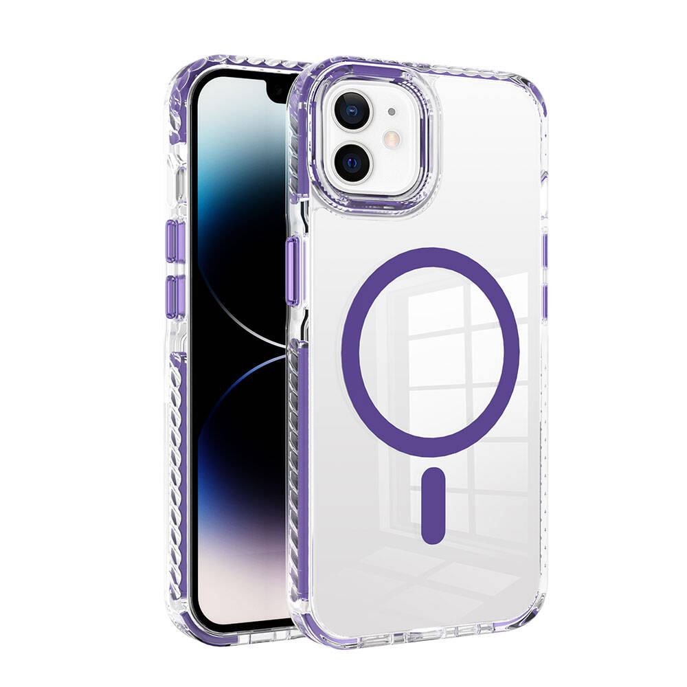 iPhone 11 Kılıf M-safe Şarj Özellikli Airbagli Takılabilir Askı Aparatlı Zore Nana Kılıf