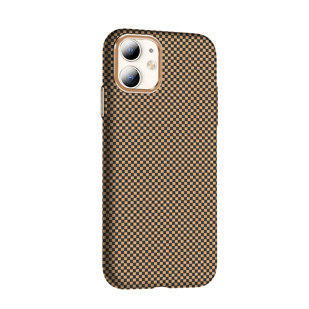 iPhone 11 Kılıf M-safe Şarj Özellikli Karbon Fiber Görünümlü Zore Gros Kılıf