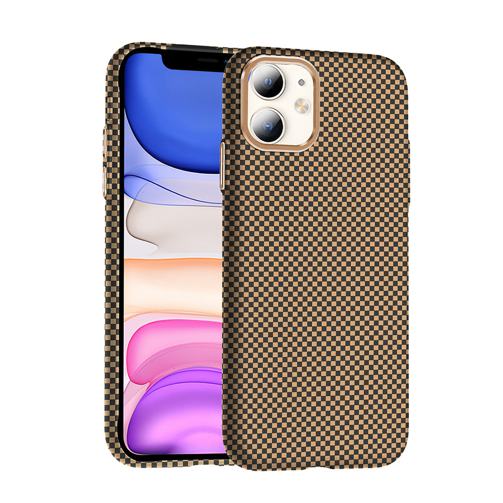 iPhone 11 Kılıf M-safe Şarj Özellikli Karbon Fiber Görünümlü Zore Gros Kılıf