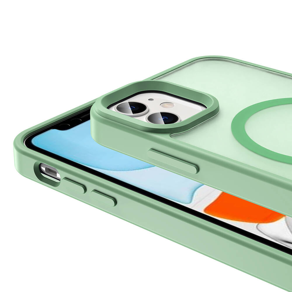 iPhone 11 Kılıf M-safe Şarj Özellikli Mat Arka Yüzey Zore Sio Kılıf